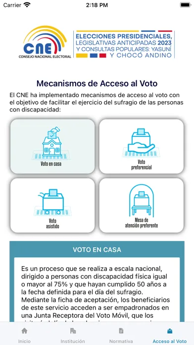 CNE App Screenshots