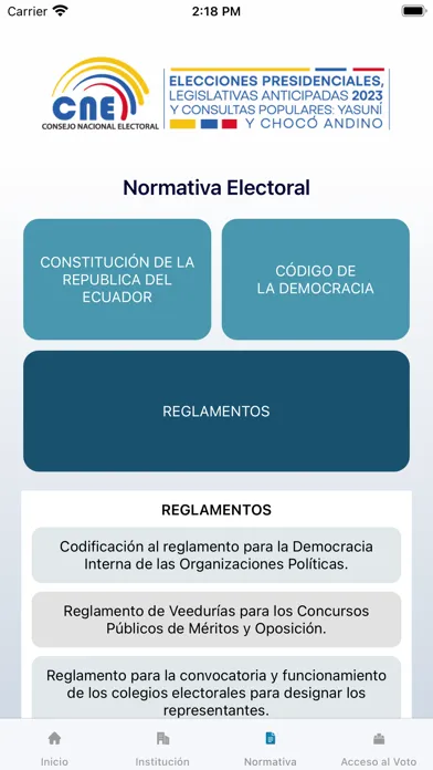 CNE App Screenshots