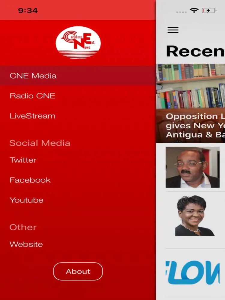 CNE Media iPad 应用截图