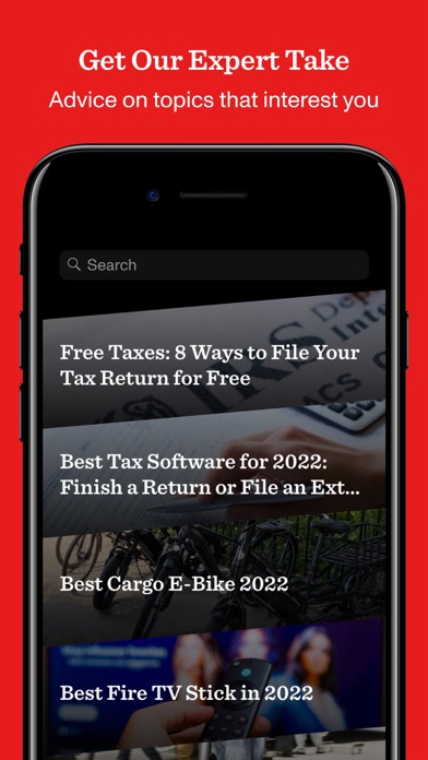 Zrzuty ekranu CNET: News, Advice & Deals