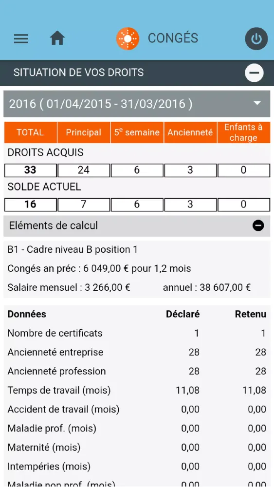 CNETP Salarié Screenshots