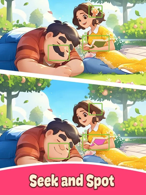 Spot Differences Find & Search iPad  سکرین شاٹس