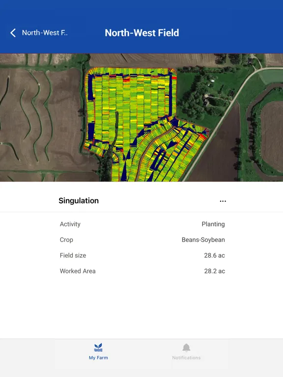 تصاویر New Holland MyPLM Connect Farm iPad 