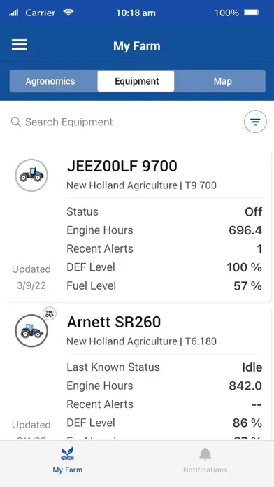 تصاویر New Holland MyPLM Connect Farm