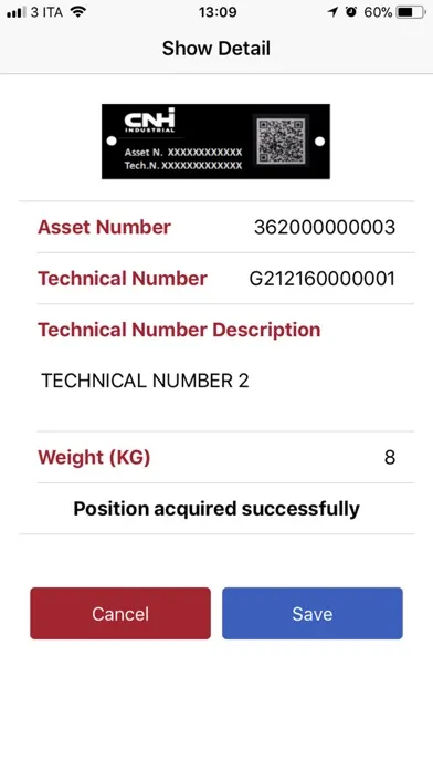 Ảnh chụp màn hình của CNH Industrial VendorTooling