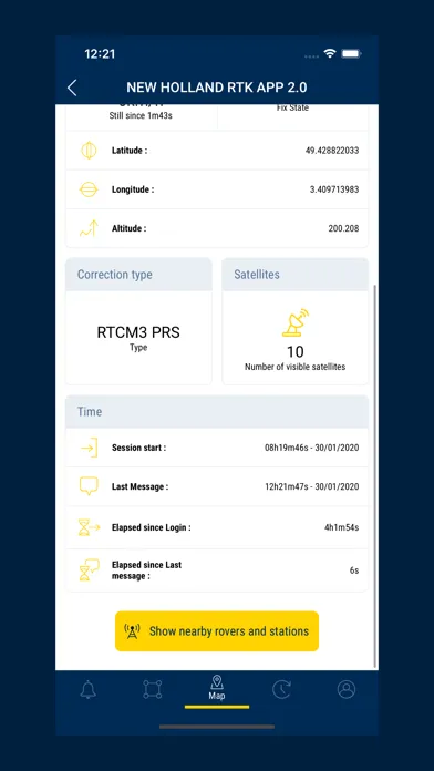 New Holland PLM RTK PLUS سکرین شاٹس