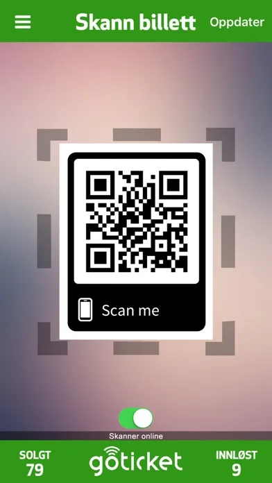 Capturas de tela do GoTicket