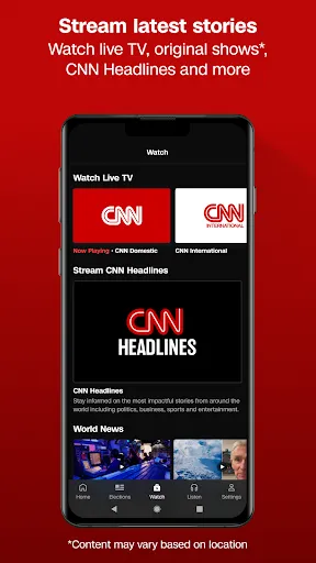 CNN Breaking US & World News Screenshots