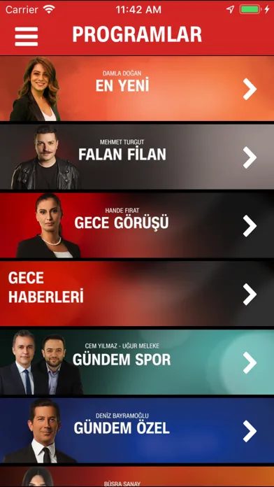 Tangkapan layar CNN Türk for iPhone