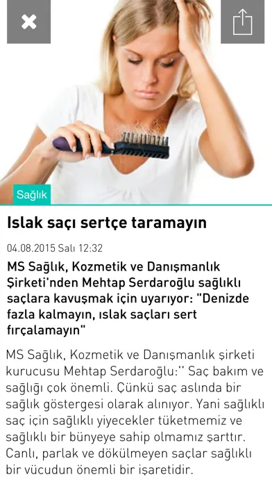 Tangkapan layar CNN Türk for iPhone