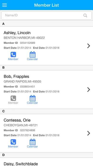 Скриншоты myCareVisit Michigan