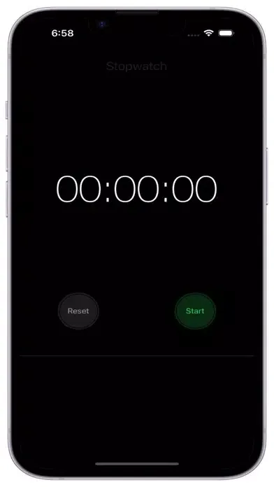 Captures d'écran de CNStopwatch