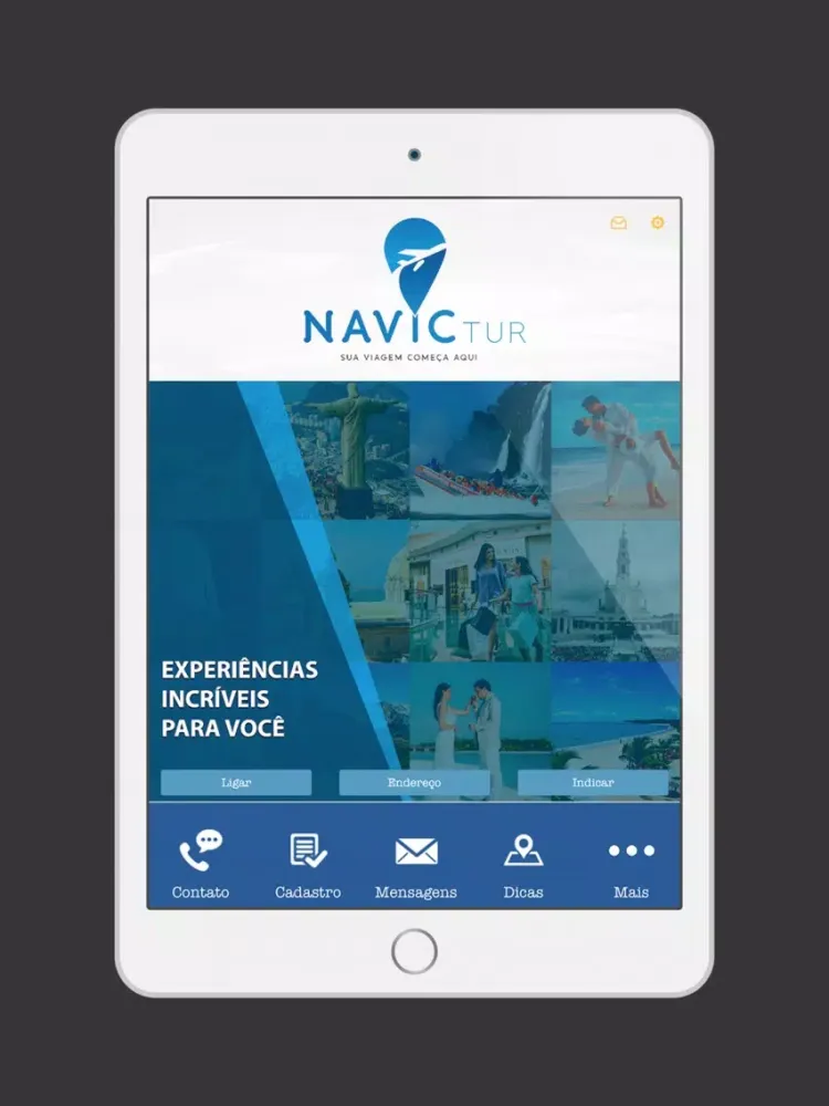 Tangkapan skrin Navic Tur - Viagens e turismo iPad 
