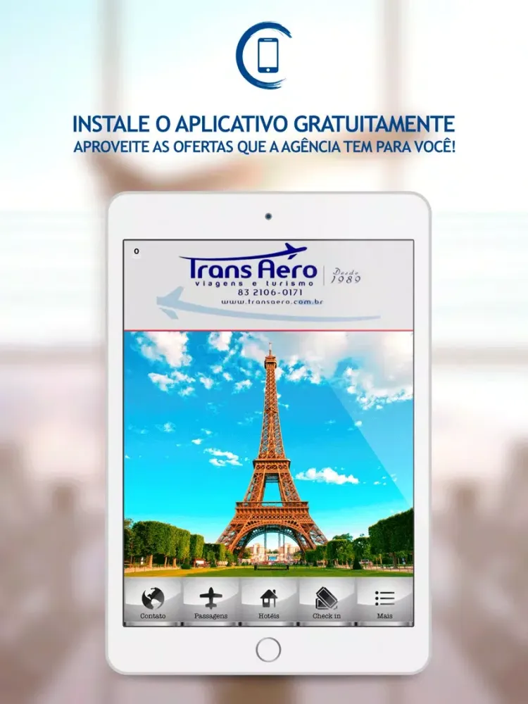 Trans Aero Viagens e Turismo iPad  स्क्रीनशॉट