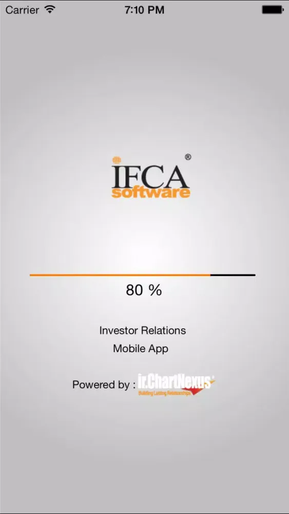 Capturas de pantalla de IFCA MSC Investor Relations
