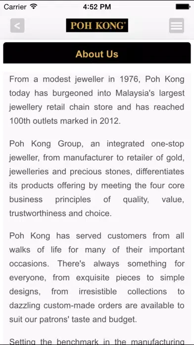 Capturas de tela do Poh Kong Holdings Berhad Investor Relations