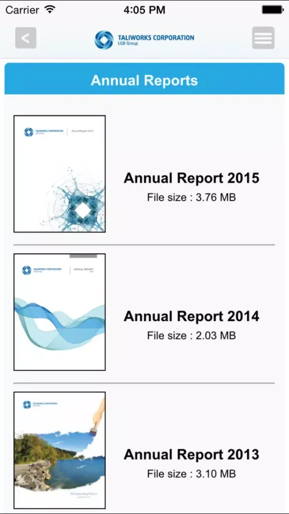 Taliworks Investor Relations Screenshots