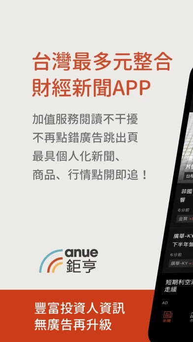 鉅亨網 Screenshots