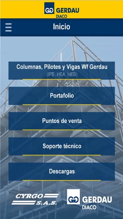 Ảnh chụp màn hình của Vigas Wf Gerdau Diaco