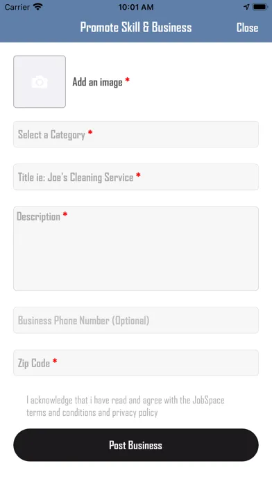 Ảnh chụp màn hình của JobSpace: Business Advertising