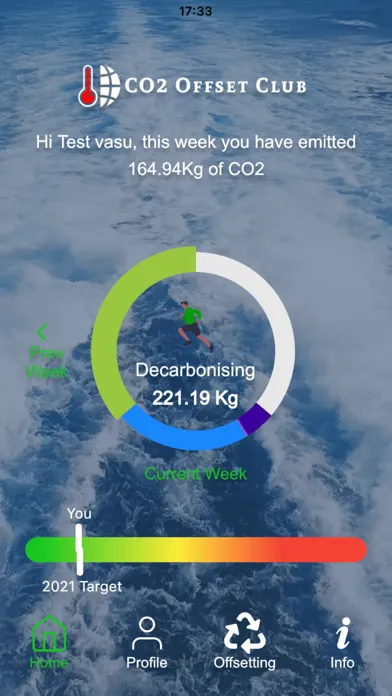 Capturas de tela do Carbon Neutral & CO2 Meter