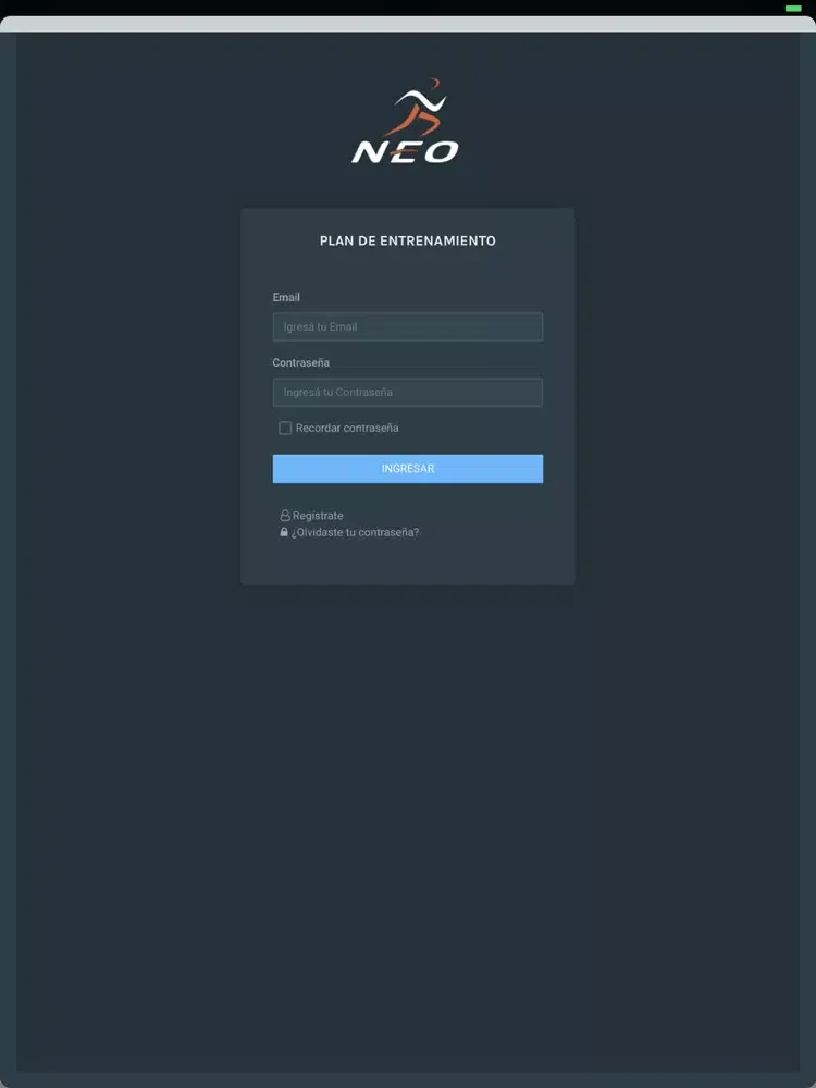 Neo Coach iPad  스크린샷