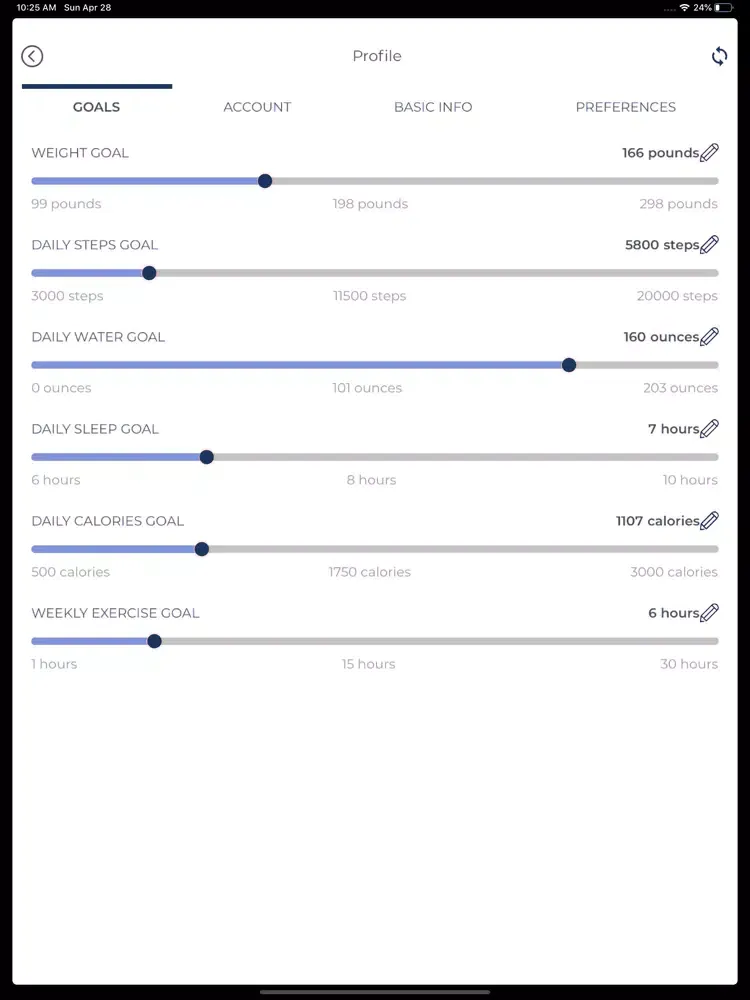 True You Weight Loss iPad  Screenshots