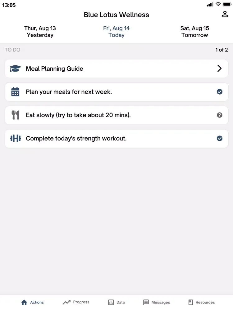 Blue Lotus Wellness iPad  Screenshots