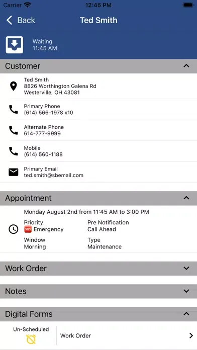 Ảnh chụp màn hình của Smart Service Cloud