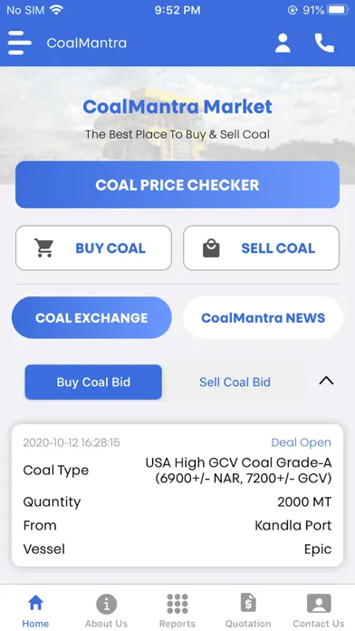 Zrzuty ekranu CoalMantra