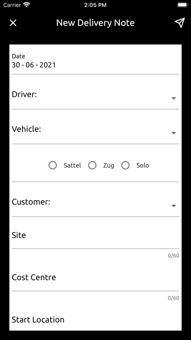 Delivery Notes应用截图