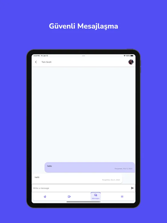 Ảnh chụp màn hình của Yüzde İki Kulüp iPad 