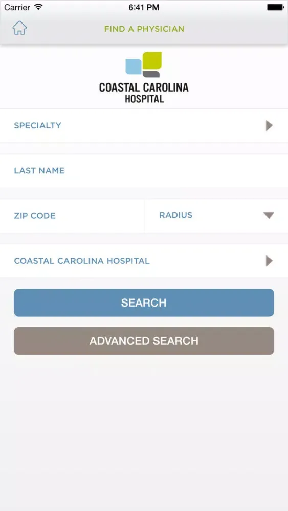 ภาพหน้าจอของ Coastal Carolina Hospital