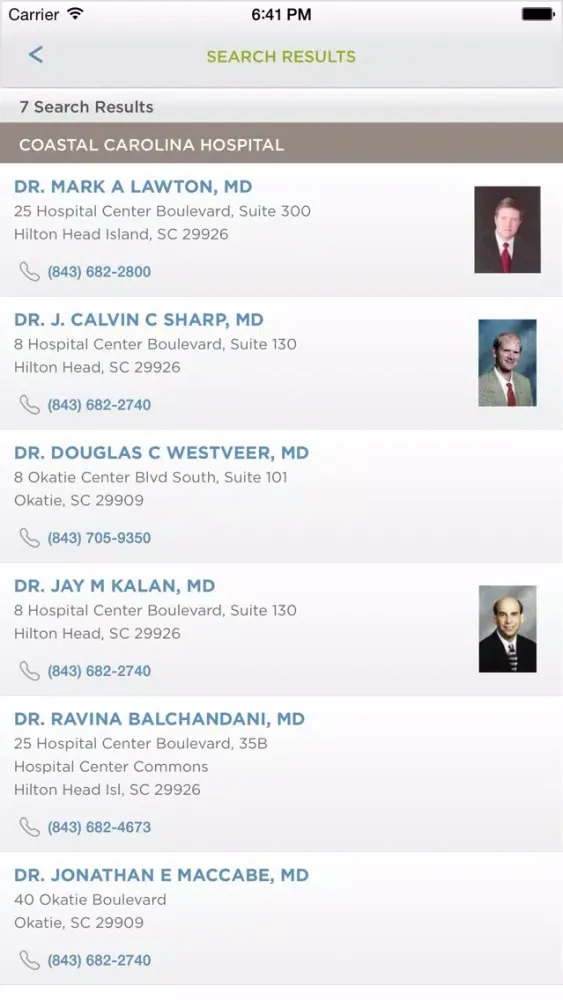 ภาพหน้าจอของ Coastal Carolina Hospital