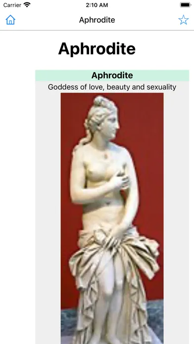 Zrzuty ekranu Greek Mythology