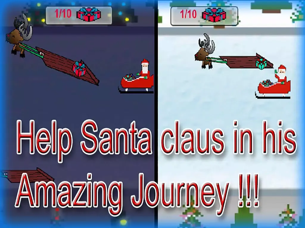 Santa Claus Christmas Gift Joyride (an xmas sleigh game) iPad 应用截图