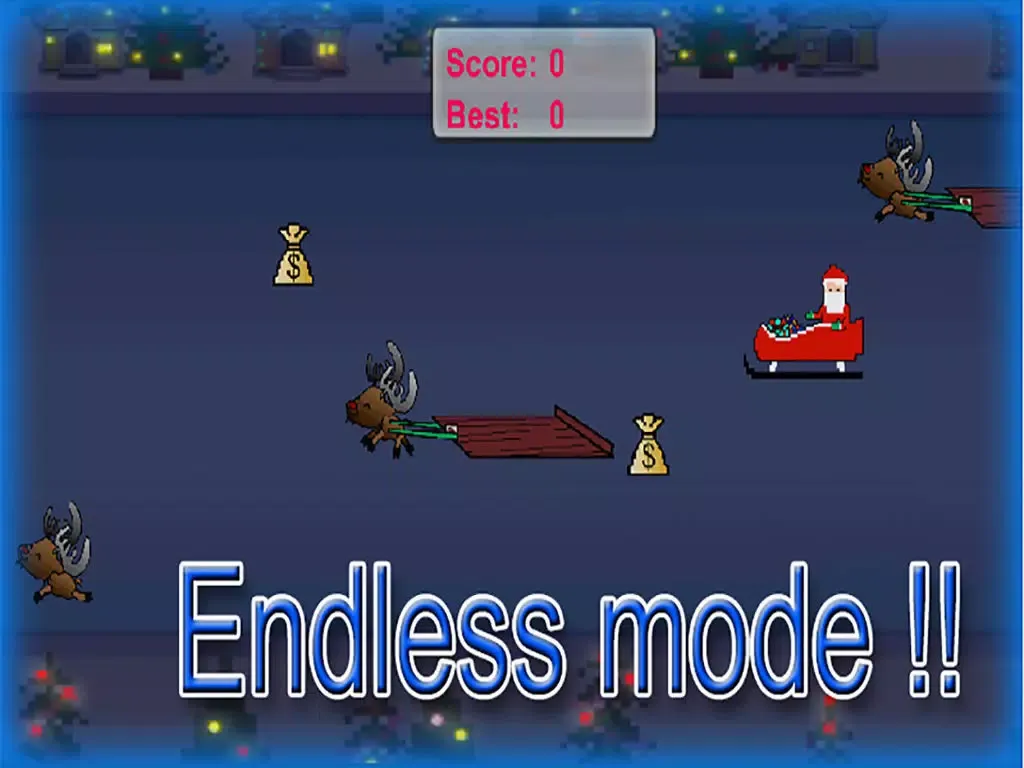 Santa Claus Christmas Gift Joyride (an xmas sleigh game) iPad 应用截图