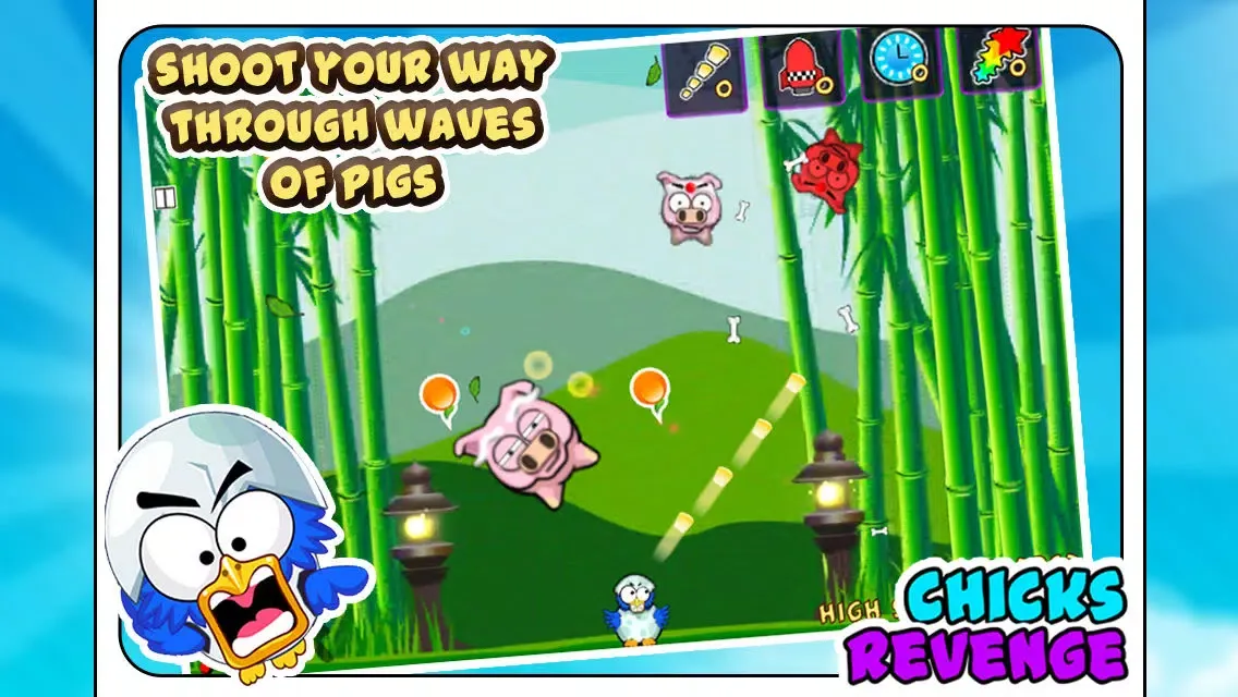 Capturas de pantalla de Chicks Revenge : Tiny Pig Killer Game