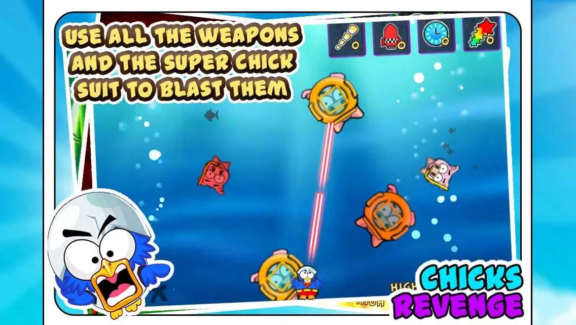Capturas de pantalla de Chicks Revenge : Tiny Pig Killer Game