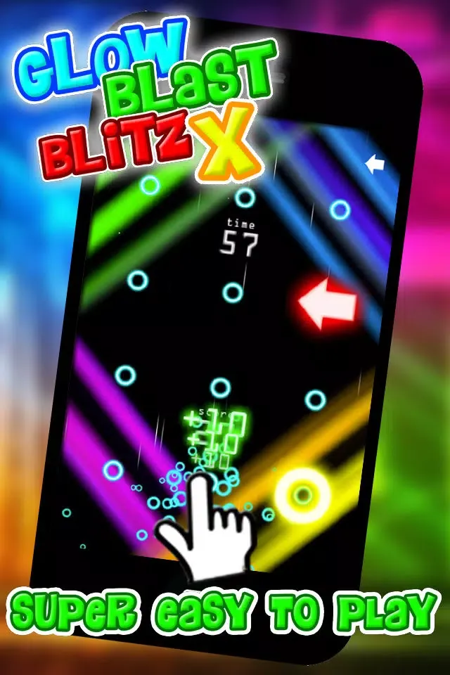 Glow Blast Blitz X - the free fast and furious training game for tap tap games应用截图