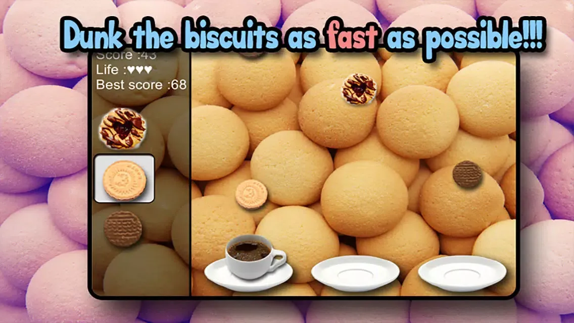 Ảnh chụp màn hình của BISCUIT MAKER : Dunkin Factory (a food tap game)