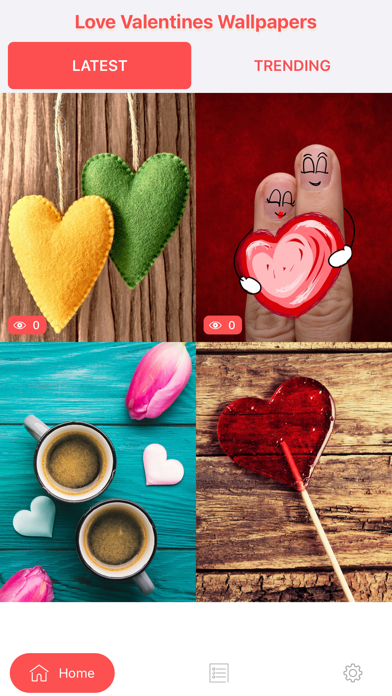Ảnh chụp màn hình của Love Valentines Wallpapers