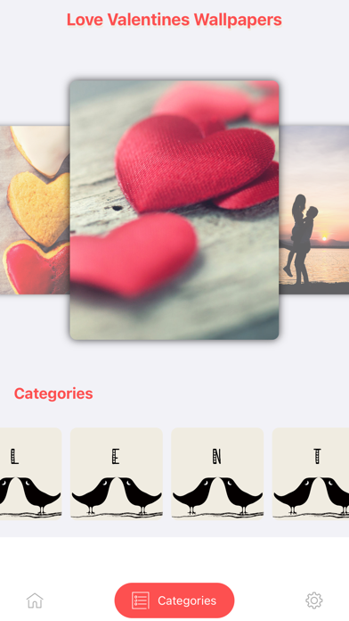 Ảnh chụp màn hình của Love Valentines Wallpapers