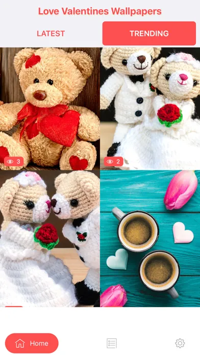 Ảnh chụp màn hình của Love Valentines Wallpapers
