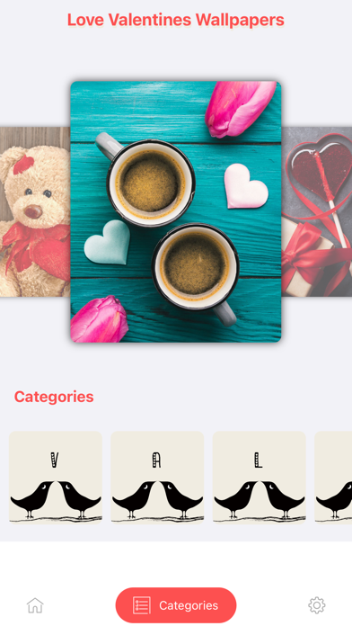 Ảnh chụp màn hình của Love Valentines Wallpapers