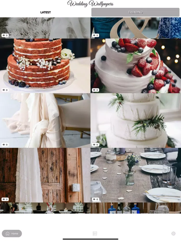 Tangkapan skrin Wedding Wallpapers iPad 