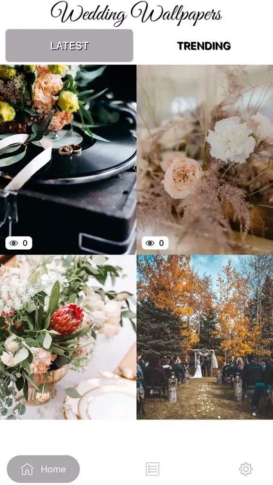 Tangkapan skrin Wedding Wallpapers