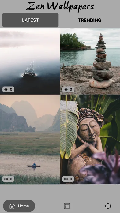 Tangkapan layar Zen Wallpapers 2024