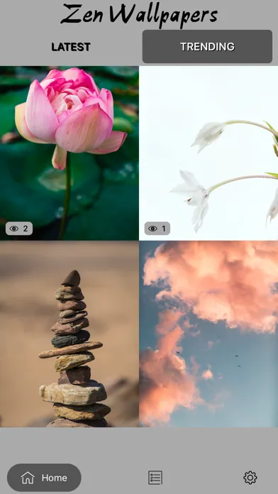 Tangkapan layar Zen Wallpapers 2024