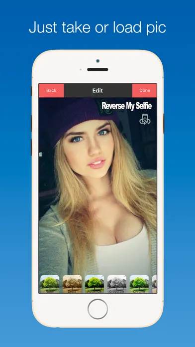 Reverse My Selfie : horizontal reverse your front facing camera photos Ekran Görüntüleri